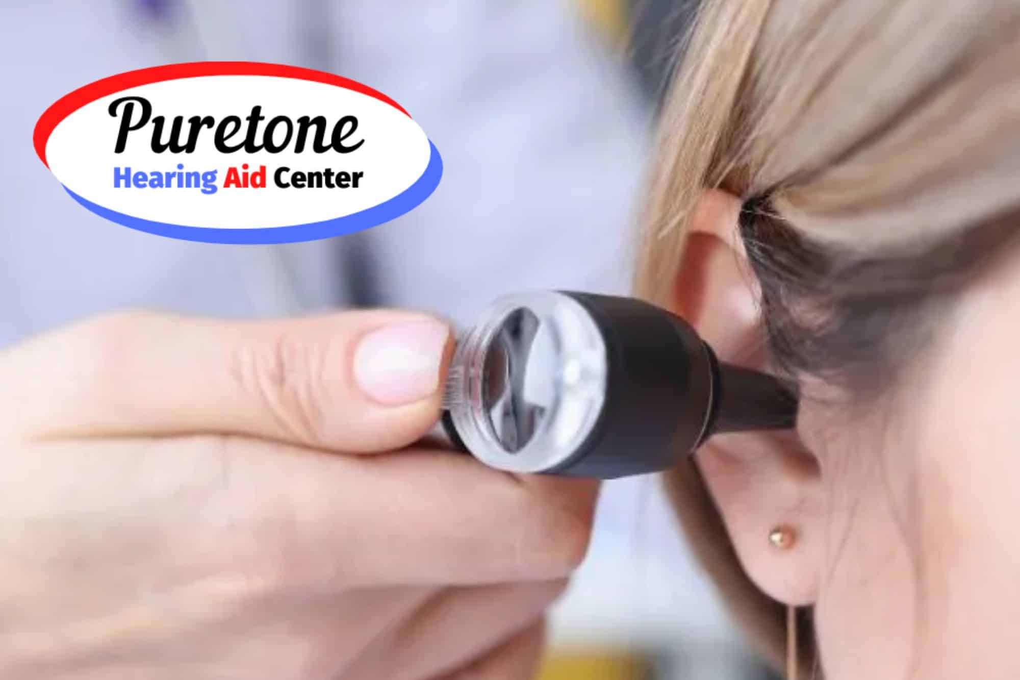 otoscope in an ear