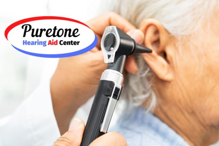 otoscope looking into an ear